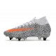 Nike Mercurial Superfly VII Elite SG CR7 Safari - White Orange Black