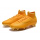 Nike Mercurial Superfly VI Elite FG Soccer Shoes - Yellow Blue