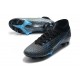 Nike Mercurial Superfly VII Elite DF FG Wavelength - Black Laser Blue