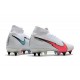 Nike Mercurial Superfly 7 Elite SG-Pro AC White Crimson Blue