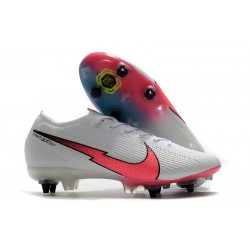 Nike Mercurial Vapor 13 Elite SG Anti-Clog White Red