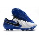 Nike Tiempo Legend 8 FG Firm Ground White Royal Blue Black