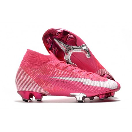 Nike Mercurial Superfly 7 Elite FG Mbappé Rosa -Pink Blast White Black