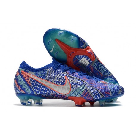 Nike Mercurial Vapor 13 Elite Sancho Fg Racer Blue White Aurora Green