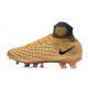 Nike Magista Obra II FG Soccer Cleat Gold Black