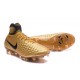 Nike Magista Obra II FG Soccer Cleat Gold Black