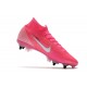 Nike Mercurial Superfly 7 Elite SG-Pro AC X Mbappe Pink Blast White