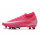 Nike Mercurial Superfly 7 Elite AG-PRO X Mbappe Pink Blast White Black