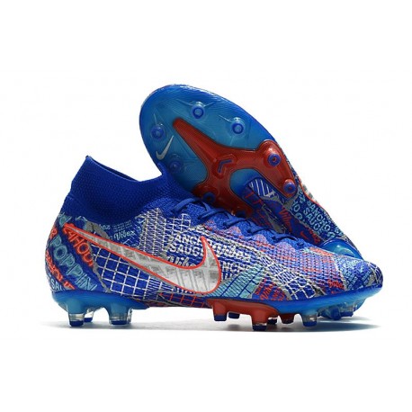 Nike Mercurial Superfly 7 Elite AG SE11 Sancho Blue Red