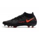 New Nike Phantom GT Elite Dynamic Fit FG Black ChiliRed SmokeGrey