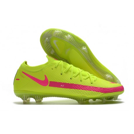 Nike Phantom GT Elite FG News Cleat Yellow Pink