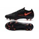 Nike Phantom GT Elite FG News Cleat Black Dark Smoke Grey Chile Red