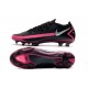 Nike Phantom GT Elite FG News Cleat Black Pink Blast Metallic Silver