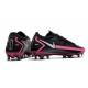 Nike Phantom GT Elite FG News Cleat Black Pink Blast Metallic Silver