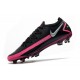 Nike Phantom GT Elite FG News Cleat Black Pink Blast Metallic Silver