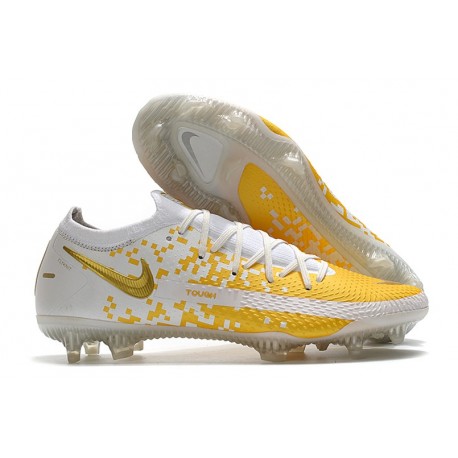 Nike Phantom GT Elite FG News Cleat White Gold