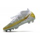New Nike Phantom GT Elite Dynamic Fit FG White Grey Gold