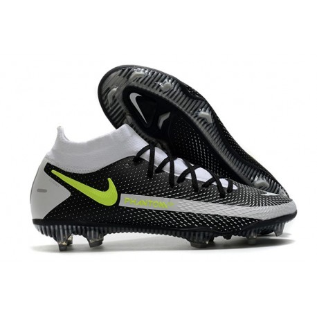 New Nike Phantom GT Elite Dynamic Fit FG Black Grey Yellow