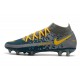 Nike Phantom Generative Texture Elite DF FG Navy Blue Yellow