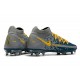 Nike Phantom Generative Texture Elite DF FG Navy Blue Yellow