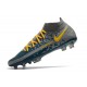 Nike Phantom Generative Texture Elite DF FG Navy Blue Yellow