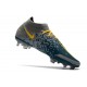Nike Phantom Generative Texture Elite DF FG Navy Blue Yellow