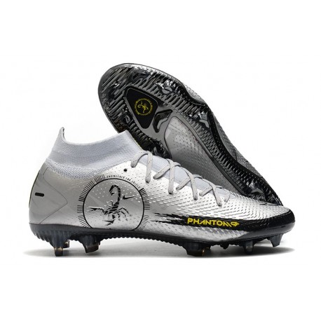Nike Phantom Scorpion Elite Dynamic Fit FG Platinum Silver Black
