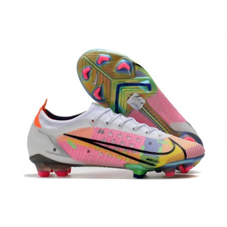 Nike Mercurial Vapor XIV Elite FG White Metallic Silver Dark Raisin