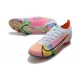 Nike Mercurial Vapor XIV Elite FG White Metallic Silver Dark Raisin