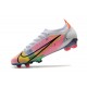 Nike Mercurial Vapor XIV Elite FG White Metallic Silver Dark Raisin