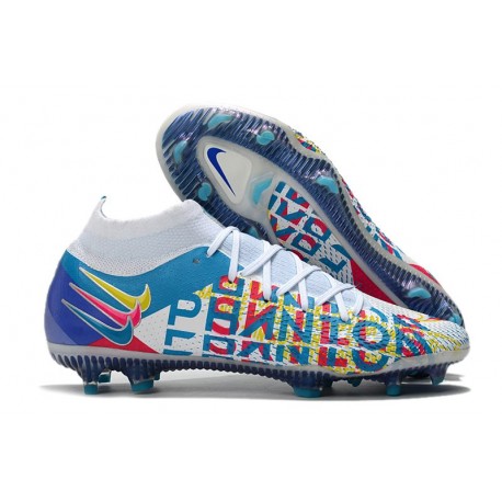 Nike Phantom Generative Texture Elite DF 3D FG Chlorine Blue Pink