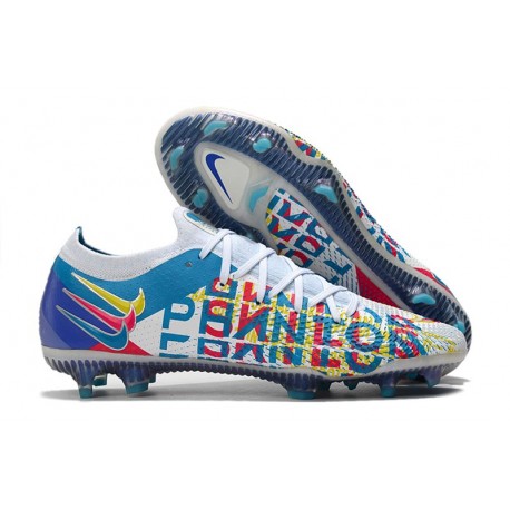 Nike Phantom GT Elite 3D FG Chlorine Blue Pink Blast Opti Yellow