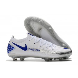 Nike Phantom GT Generative Texture Elite FG White Blue