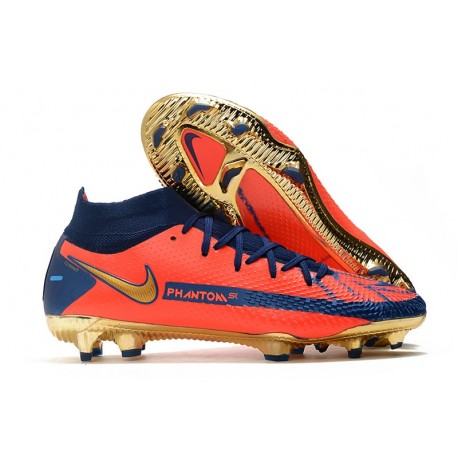 Nike Phantom GT Elite DF FG Orange Blue Gold