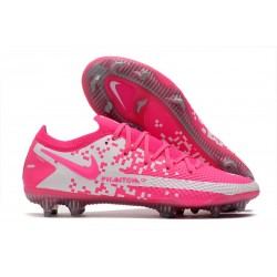 Nike Phantom GT Elite FG Soccer Boot Pink White