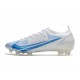 Nike Mercurial Vapor XIV Elite FG Boots White Blue