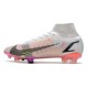 New Nike Mercurial Superfly 8 Elite FG White Black Bright Crimson Pink Blast