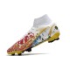 Nike 2022 Mercurial Superfly VIII Elite FG White Red Gold