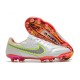 Nike Tiempo Legend 9 Elite FG Soccer Cleats White Black Bright Crimson Pink Blast