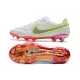 Nike Tiempo Legend 9 Elite FG Soccer Cleats White Black Bright Crimson Pink Blast