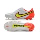Nike Tiempo Legend 9 Elite FG Soccer Cleats Motivation - White Volt Bright Crimson