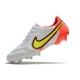 Nike Tiempo Legend 9 Elite FG Soccer Cleats Motivation - White Volt Bright Crimson