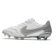 Nike Tiempo Legend 9 Elite FG Soccer Cleats White Grey