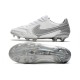Nike Tiempo Legend 9 Elite FG Soccer Cleats White Grey