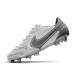 Nike Tiempo Legend 9 Elite FG Soccer Cleats White Grey