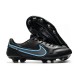 Nike Tiempo Legend 9 Elite FG Soccer Cleats Renew - Black Iron Grey