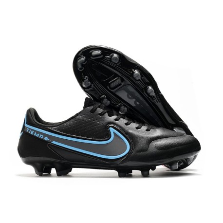 Nike Tiempo Legend 9 Elite FG Soccer Cleats Renew - Black Iron Grey