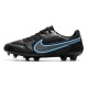 Nike Tiempo Legend 9 Elite FG Soccer Cleats Renew - Black Iron Grey