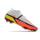 Nike Phantom GT II Elite DF FG Cleats White Bright Crimson Volt