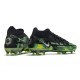 Nike Phantom GT II Elite DF FG Cleats Shockwave - Black Metallic Platinum Green Strike